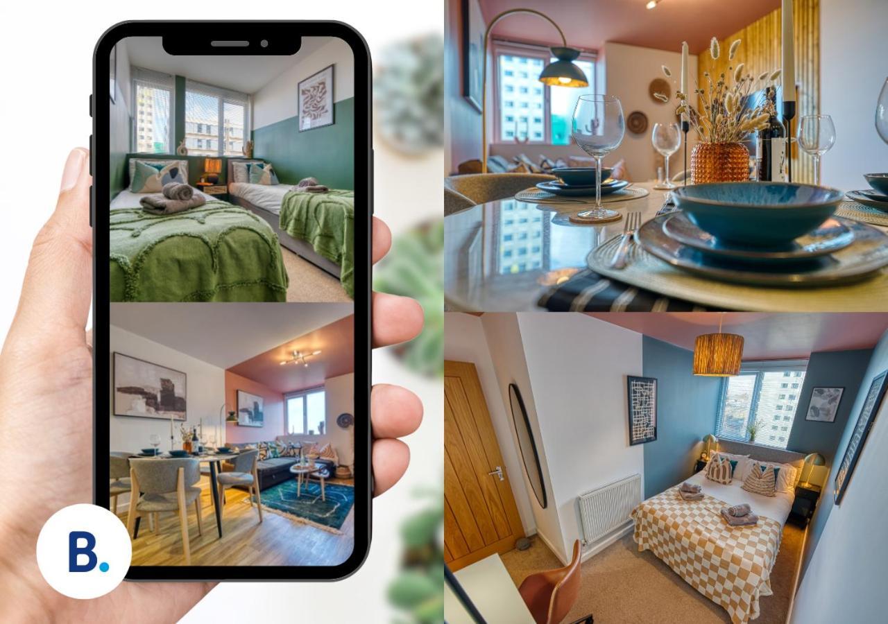 Easter Special Offer!! Cosy 2-Br Stunning City Apartment, Spacious, Sleeps 6, With Onsite Parking - Near Gunwharf Quays & Beach - By Blue Puffin Stays 포츠머스 외부 사진